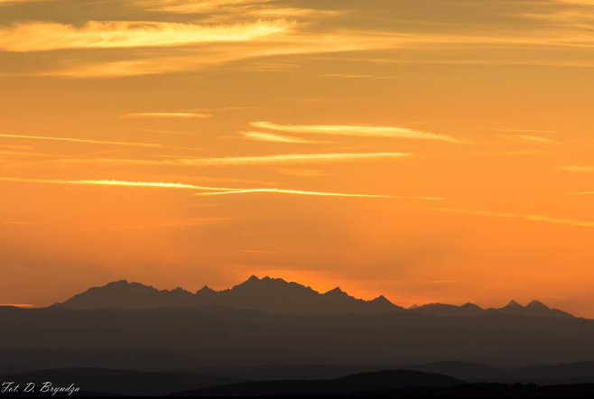 Just after sunset transition above Tatra Mts, Carpathians